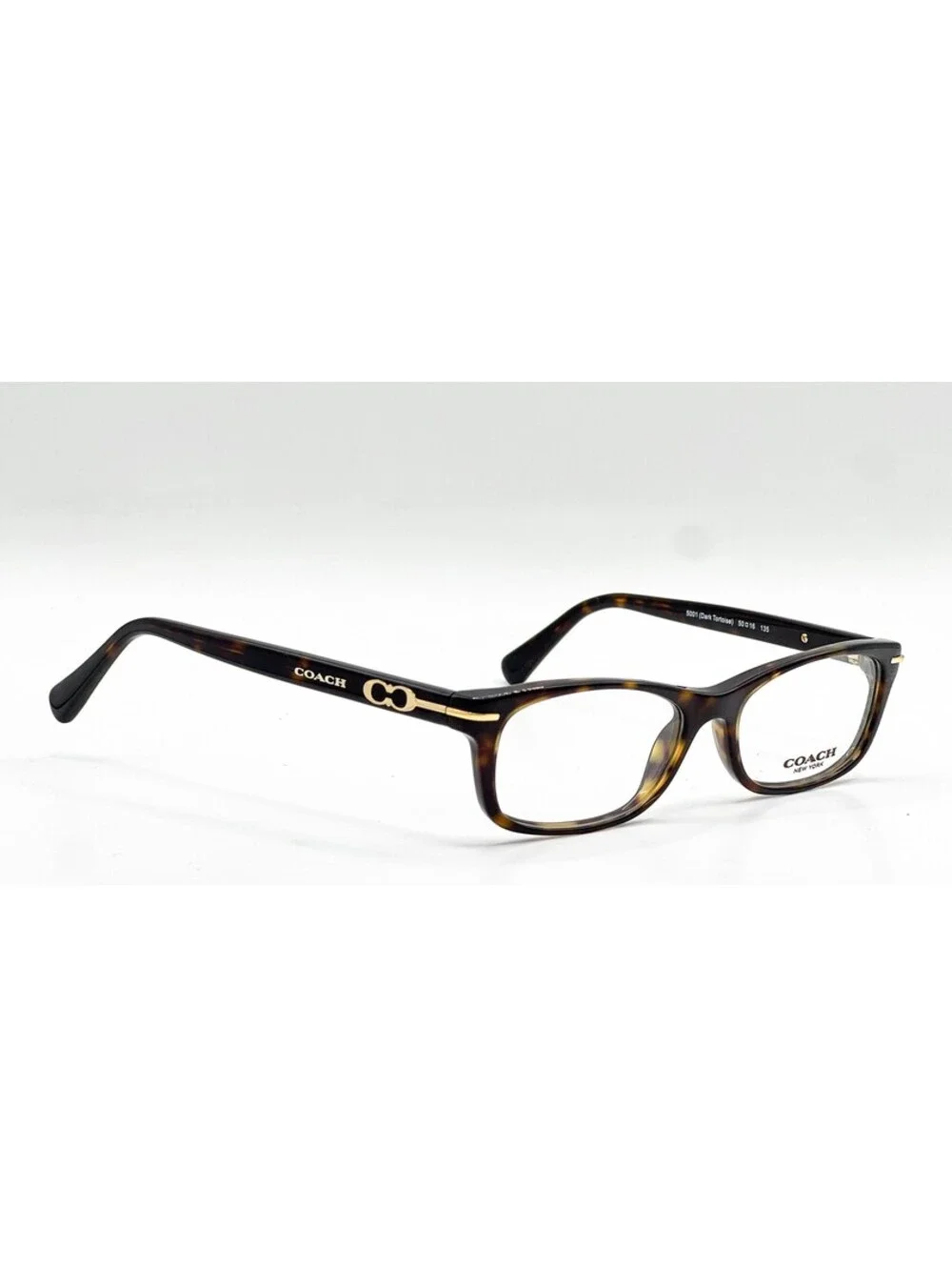Coach HC 6054 5001 Dark Tortoise Full Rim Authentic Eyeglass Frames 50-16-135